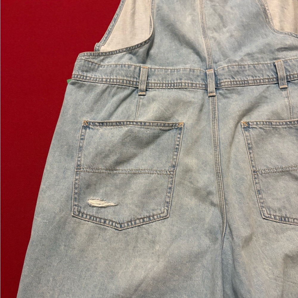GAP Denim Overall Shorts size XL - Picture 8 of 11